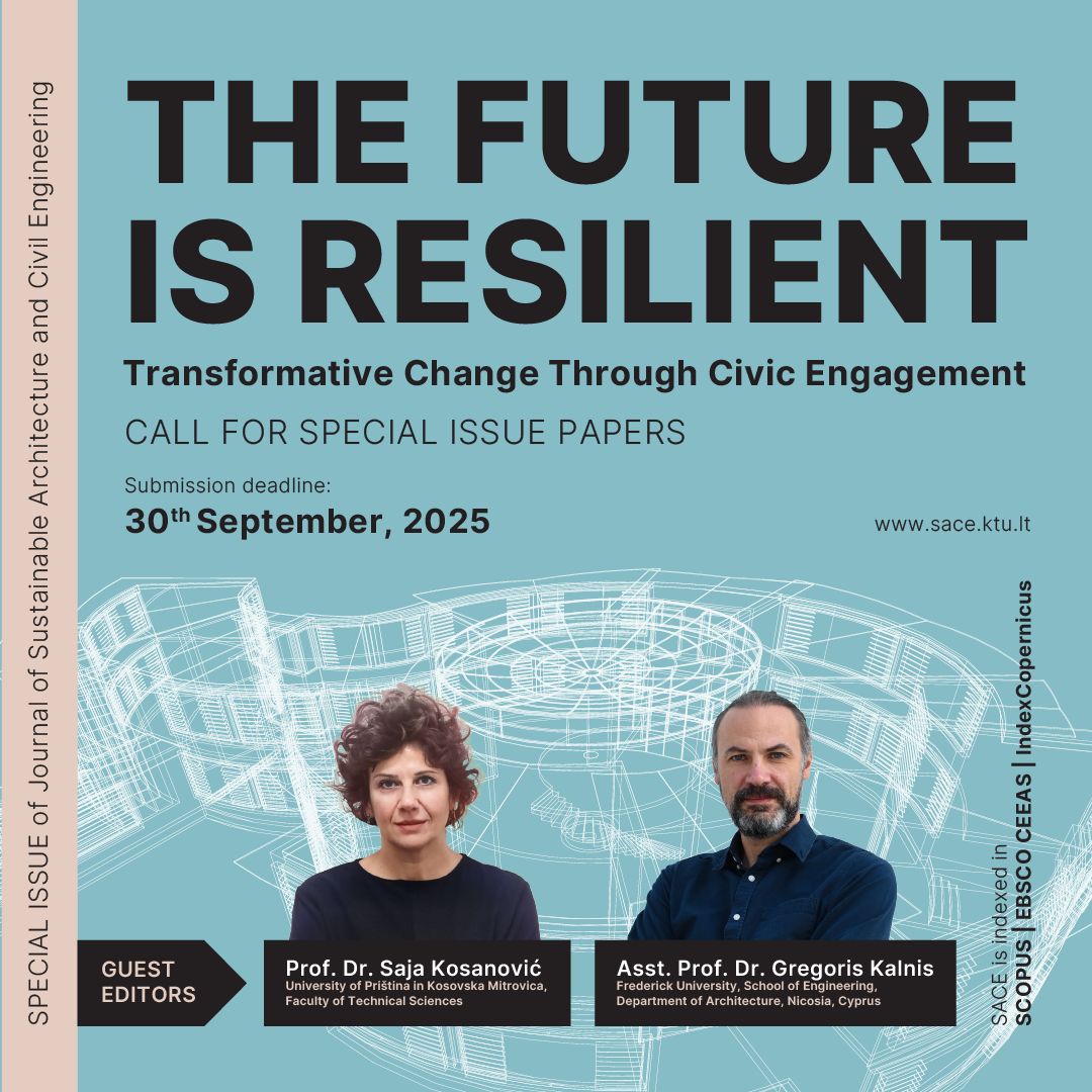 The Future is Resilient: Call for Papers Now Open for SACE Special Issue